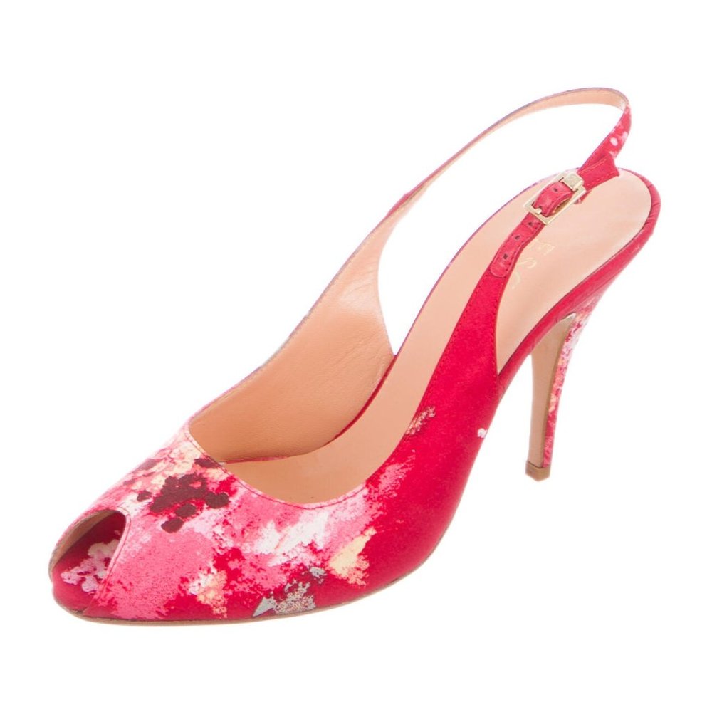 Escada Brand New Slingback Heels IT 38 US 8 Box & Dust Bag Inc.
